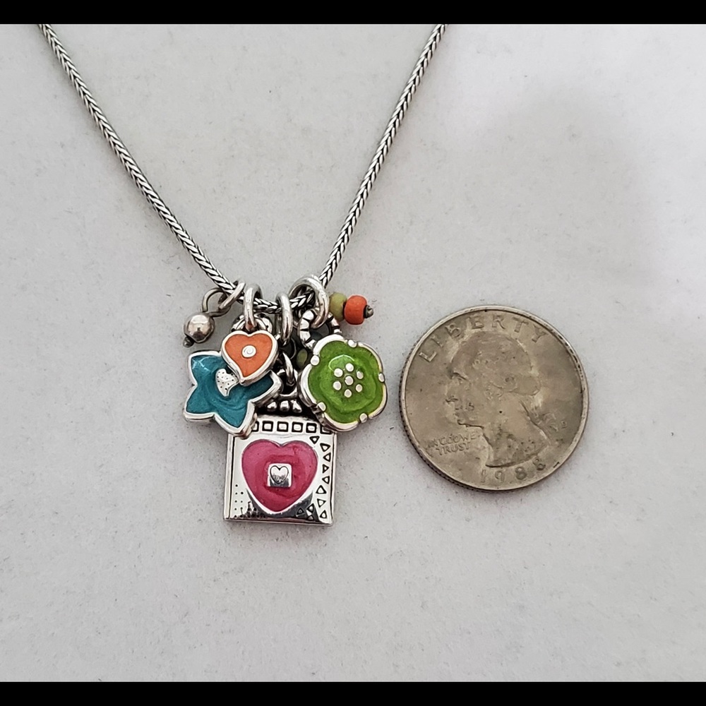 Brighton Havana Necklace w/ Reversible Cha…